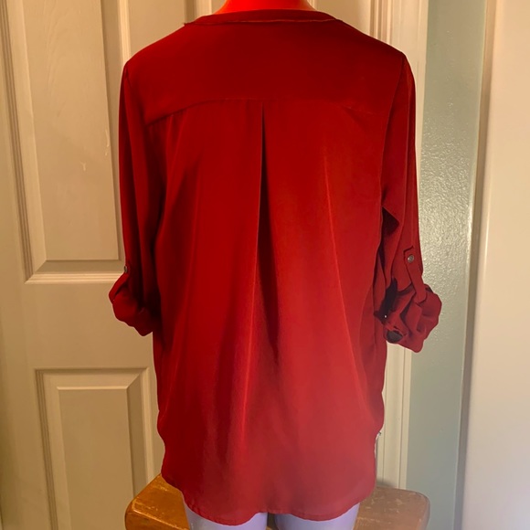 SIMPLY VERA VERA WANG Red Blouse - Picture 7 of 11
